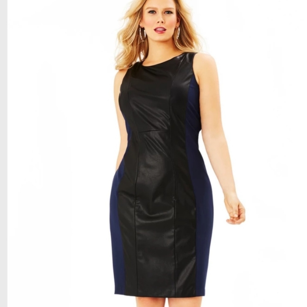 MYNT 1792 COLORBLOCK SLEEVELESS DRESS